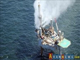  یک حلقه چاه گاز جمهوری آذربایجان در خزر آتش گرفت