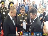 ديدار الهام علي اف با وزير دفاع صربستان