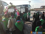 موکب استقبال از زائرین کربلای اتباع جمهوری آذربایجان در پایانه مرزی گمرک بیله سوار