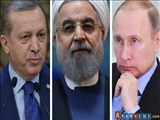 ملاقات روحانی، پوتین و اردوغان ماه آینده در قزاقستان
