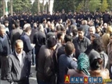 تجمع اعتراضی مردم در خردلان جمهوری آذربایجان
