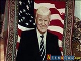 تابلو فرش دونالد ترامپ هدیه ای از آذربایجان به رییس جمهور آمریکا