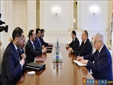   ديدار وزير خارجه قطر با الهام علي اف، رئيس جمهور آذربايجان 