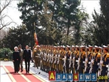  استقبال رسمی روحانی از رییس جمهوری آذربایجان