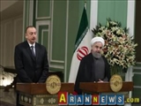 روحانی:امیدواریم مسئله قره‌باغ از طریق گفت‌وگو حل شود / علی اف: از تلاش های ایران برای حل مسئله قره‌باغ تشکر می کنم