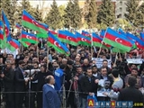 تظاهرات اعتراض آمیز مخالفان دولت باکو برگزار شد