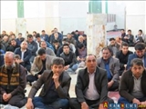 برگزاری مراسم روز همبستگی با محبوسین اسلامگرای جمهوری آذربایجان در امامزاده صدرالدین اردبیل + تصاویر