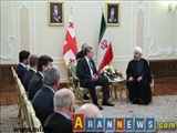 دكنرروحانی در دیدار نخست وزیر گرجستان:ایران از گسترش و تعمیق همکاری ها با گرجستان استقبال می کند