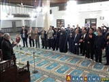 برگزاری آئین همبستگی با زندانیان اسلام گرای جمهوری آذربایجان در آستارا 