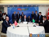 وزیران خارجه جمهوری آذربایجان، ترکیه و ترکمنستان دیدار کردند