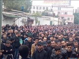مراسم عاشورا با حضور پرشور عزاداران حسینی در باکو برگزار شد