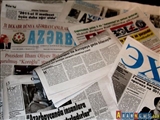 سرخط روزنامه های جمهوری آذربایجان – سه شنبه 18 مهر