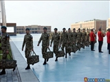 گروهی از نظامیان جمهوری آذربایجان عازم افغانستان شدند