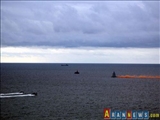 ادامه تمرینات نظامی نیروی دریایی ارتش جمهوری آذربایجان در دریای خزر