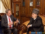 دیدار رییس اداره مسلمانان قفقاز با سفیر آمریکا در باکو
