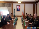 دیدار هیات نظامی عربستان با وزیر دفاع جمهوری آذربایجان در باکو