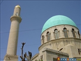 اعتراض نمازگزاران مسجد اژدربيگ باکو به تبليغ انتخاباتی الهام علي اف