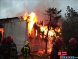 آتش سوزی در باکو جان 30نفر را گرفت