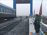 بازدید وزیر اقتصاد جمهوری آذربایجان از بارانداز ریلی در مرز آستارا