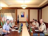 دیدار هیات اعزامی ناتو با وزیر دفاع جمهوری آذربایجان در باکو