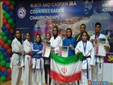 کاراته کاران ایران سه طلا و سه نقره در باکو کسب کردند