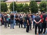 کارگران معادن ذغال سنگ گرجستان تظاهرات کردند