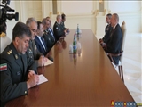 فرمانده مرزبانی ایران با رئیس جمهوری آذربایجان دیدار کرد