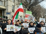 مردم تبریز در جشن 40 سالگی انقلابشان، شکنجه محبوسین اسلام گرا در جمهوری آذربایجان را محکوم کردند