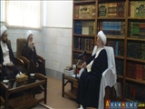 دیدار شیخ عیسی قاسم رهبر شیعیان بحرین با آیت الله مکارم شیرازی