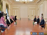 دیدار رییس سازمان سرمایه گذاری عربستان سعودی با الهام علی اف