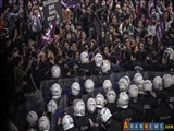 برخورد پلیس ترکیه با تظاهرات روز جهانی زن در استانبول
