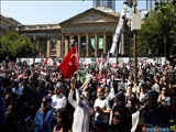 هزاران نفر در ملبورن در حمایت از مسلمانان تظاهرات کردند