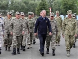 بازدید وزیر دفاع ترکیه از هنگ مرزی در مرز ایران، نخجوان و ارمنستان