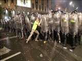 240 تن در تظاهرات خشونت آمیز گرجستان مصدوم شدند