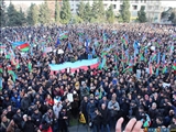 تاکید رهبران شورای ملی جمهوری آذربایجان بر توسعه مسالمت آمیز اعتراضات باکو