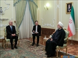 روحانی: تهران در همه عرصه ها آماده همکاری با آذربایجان است 