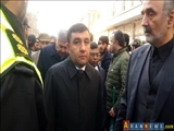 حضور سفیر آذربایجان در مراسم تشییع پیکر سردار سپهبد سلیمانی