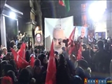 تجمع حامیان مقاومت در مقابل کنسولگری ایران در استانبول / فیلم