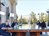 بررسی مسایل منطقه ای  در دیدار رییس جمهوری آذربایجان با وزیر دفاع روسیه 