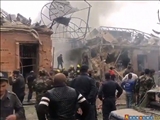 حمله موشکی ارمنستان به شهر گنجه/فیلم