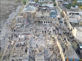 حمله موشکی ارمنستان به شهر گنجه جمهوری آذربایجان/ گزارش تصویری