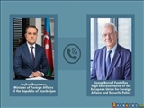بررسی مناقشه قره باغ توسط وزیر امور خارجه باکو و اتحادیه اروپا