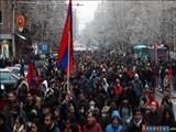 مخالفان نخست‌وزیر ارمنستان به خیابان‌های ایروان آمدند
