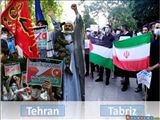  اتباع جمهوری آذربایجان، جنایات اخیر رژیم صهیونیستی  را محکوم کردند + فیلم