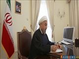 پیام تبریک روحانی به مسئولین ارشد آذربایجان 
