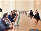 دیدار و گفتگوی رئیس مجلس ترکیه و «الهام علی اف» در باکو