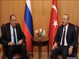بررسی مسائل قفقاز در دیدار وزرای خارجه روسیه و ترکیه 