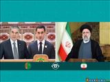 رئیسی: ترکمنستان همیشه می‌تواند به دوستی بلندمدت با ایران تکیه کند