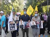 حمایت از رهبر جنبش اتحاد مسلمانان جمهوری آذربایجان در دانشگاه تهران