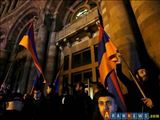 تظاهرات مجدد مخالفان دولت ارمنستان در ایروان